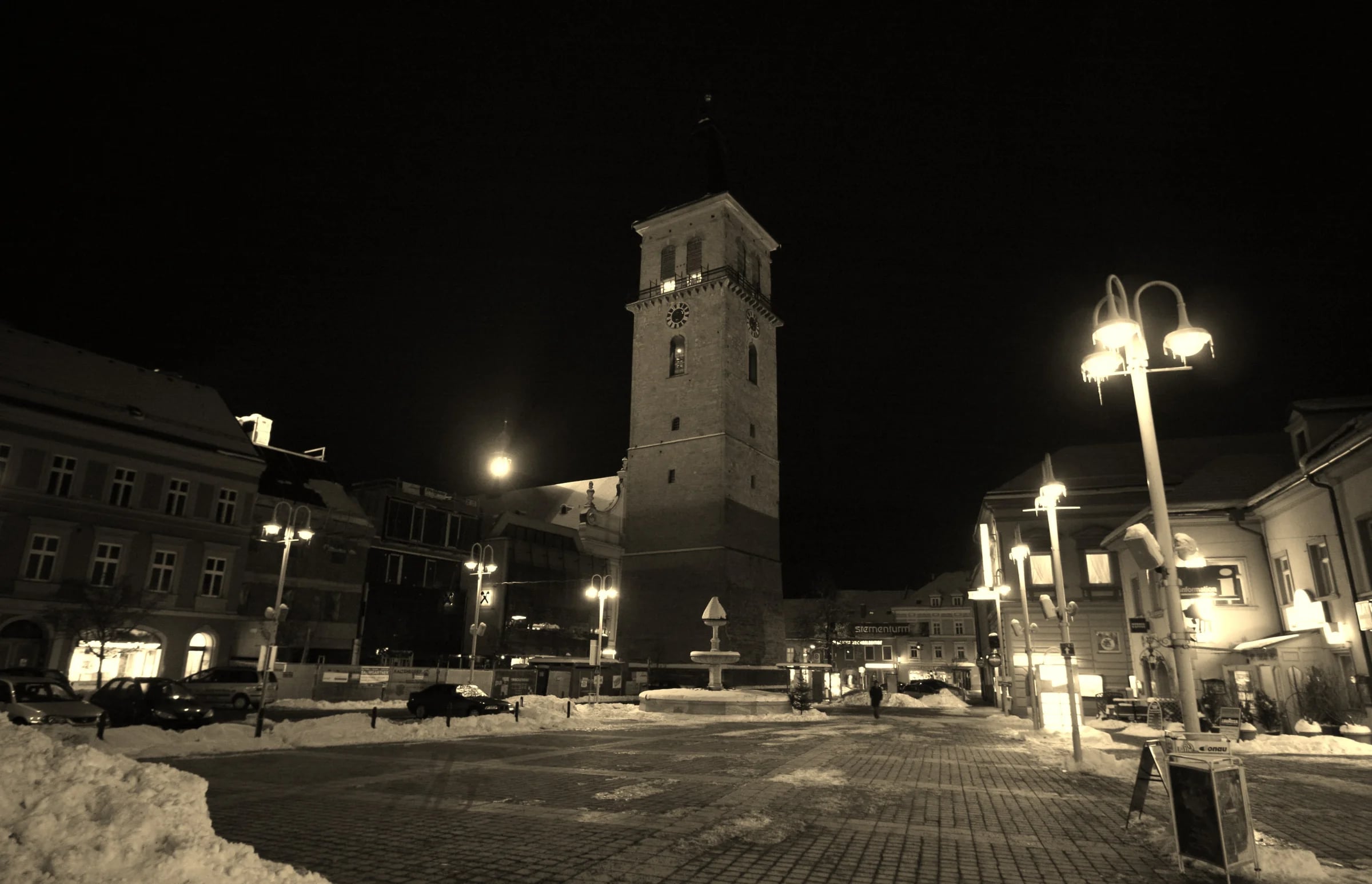 Judenburg town tower housing the Star Tower planetarium